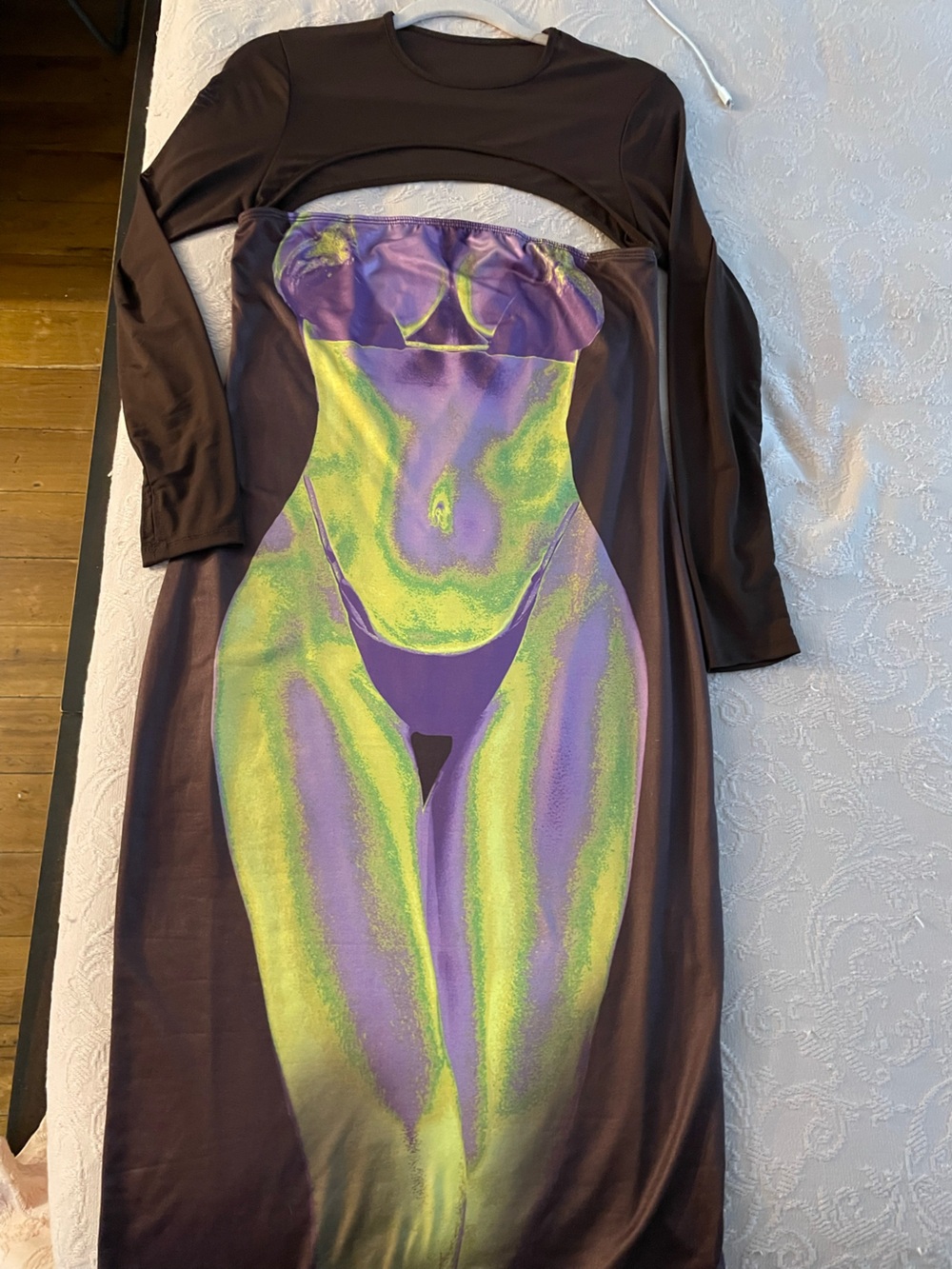 Body Print dress NWOT